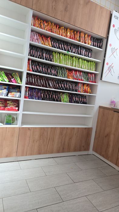 Стеллажи мебель вся