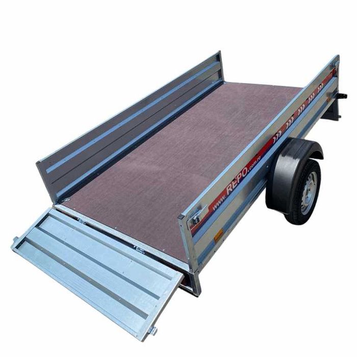 Remorca REPO RDS 2600 x 1350 x 390 mm basculabilă monoax 750 kg