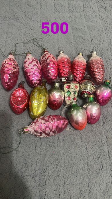 Игрушки елочные СССР