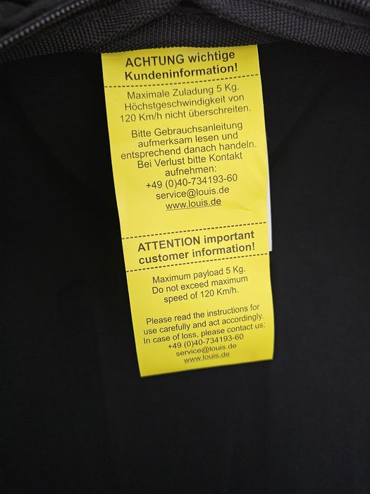 Ghiozdan moto - Hardshell  Louis