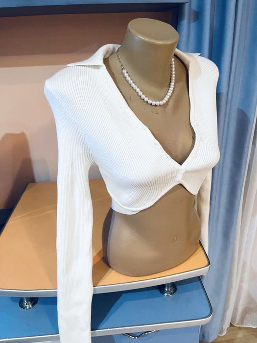 Set fusta piele si bluza