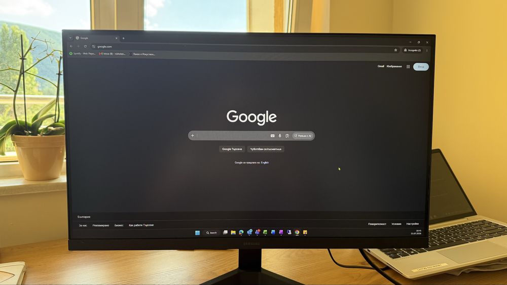 Монитор Samsung - Essential S31C 24C312, 24'', FHD, IPS, черен