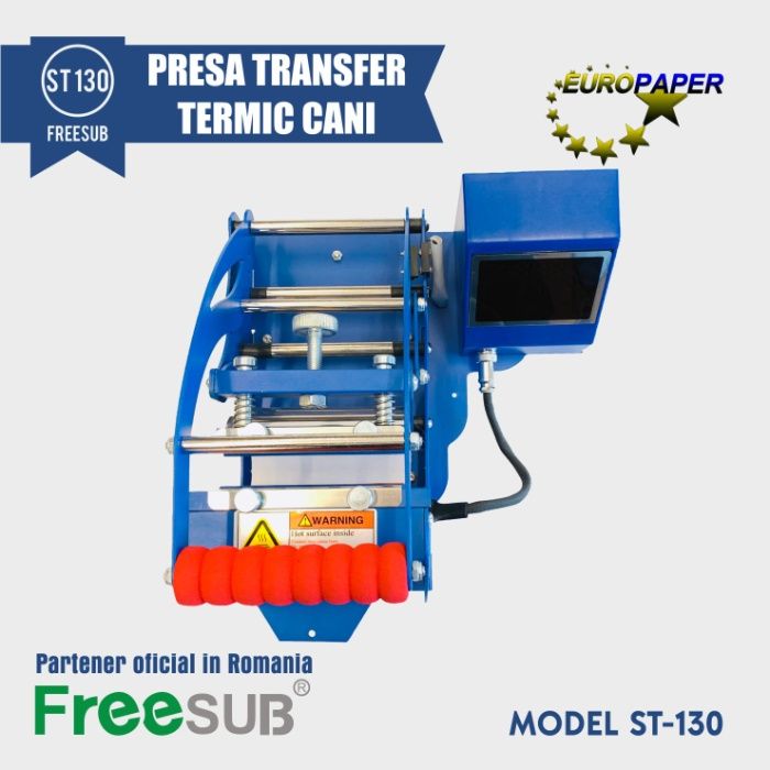Presa termica pentru cani ST-130 - personalizare prin sublimare cani