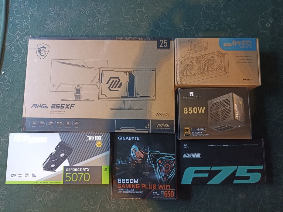 Kompyuter = RTX ZOTAC 5070 + R5 7500F