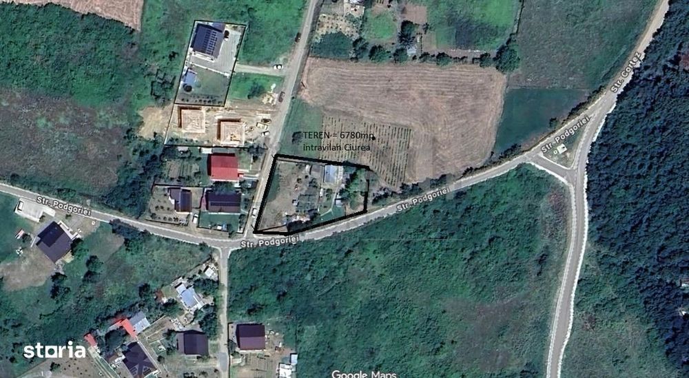 Hlincea str Podgoriei TEREN 6780mp intravilan dezvoltare imobiliara