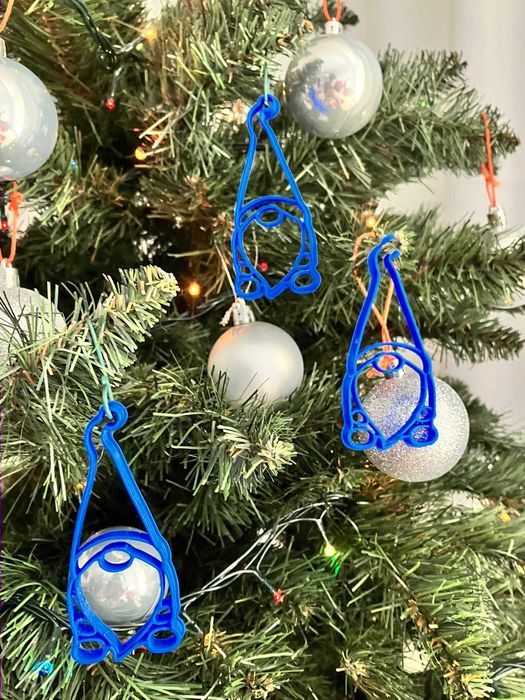 Gnomi de Crăciun 3D - Pe Bucată sau Seturi - Albastru, Roșu, Alb