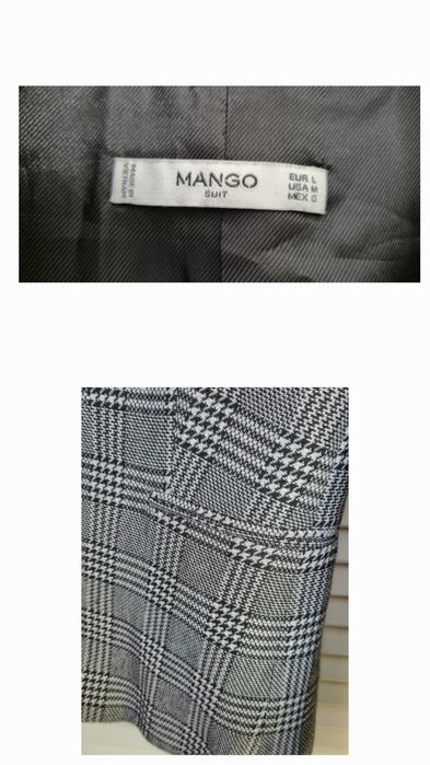 Сако/блейзър MANGO р-р L, TOM TAILOR р-р L,сако (розово), сако (кафяво) каре