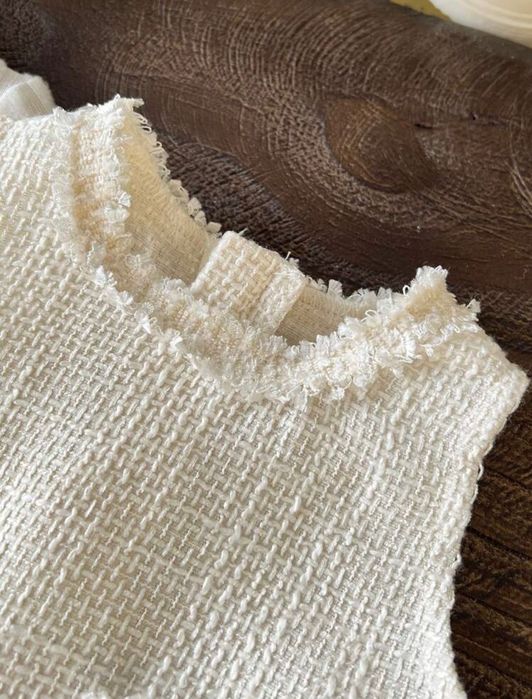 Детска Рокля в бяло - 18 24м