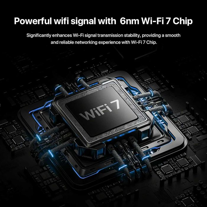 Router Wireless Gigabit 2.5Gbps TENDA TE6L Pro Wi-FI 7 4323 Mbps Nou