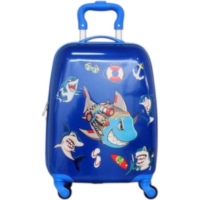 Детски куфар за ръчен багаж 46x30x21 см | Лек ABS, 4 колела 360°