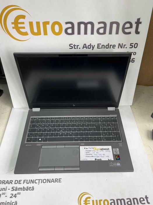 Laptop HP ZBook Fury 15 G7 i7-10th Gen -A-