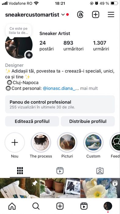 Nike air force one custom flower