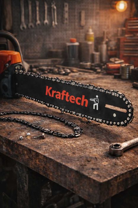 Lama si lant drujba Kraftech 14 inch pas 3/8 universal