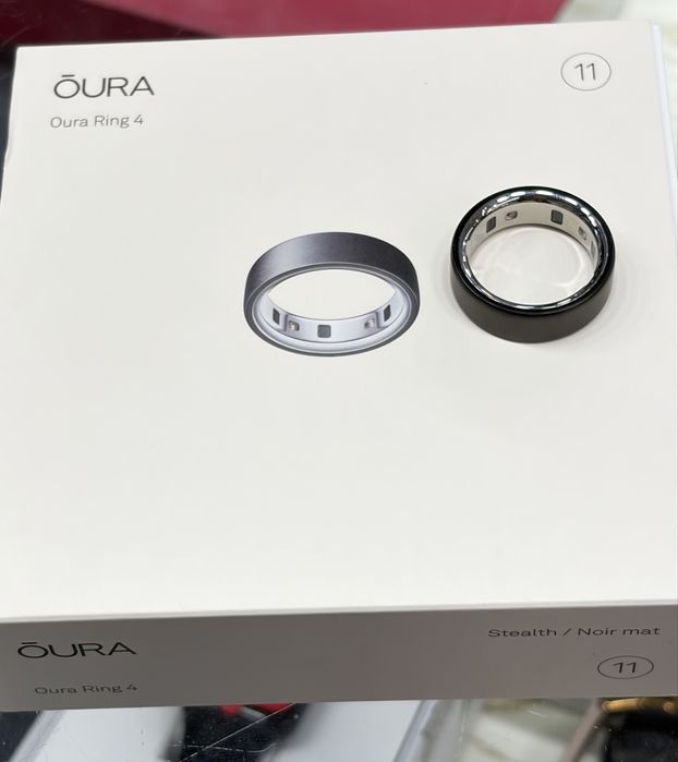 Oura ring 4 noir mat black 11