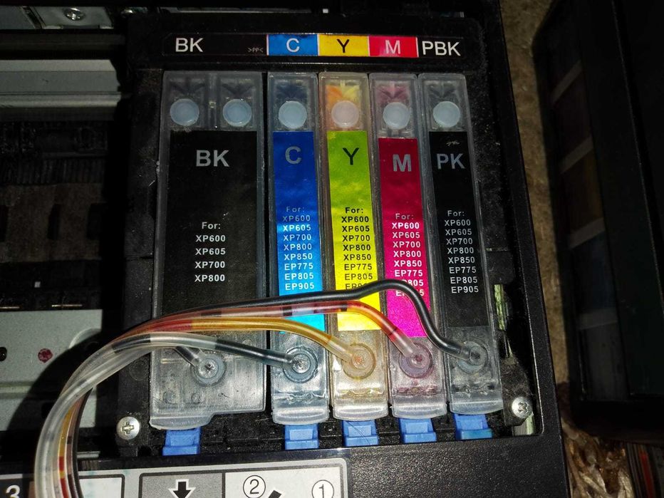 Sistem CISS pentru Epson XP-600/605/700/800/850/775/805/905