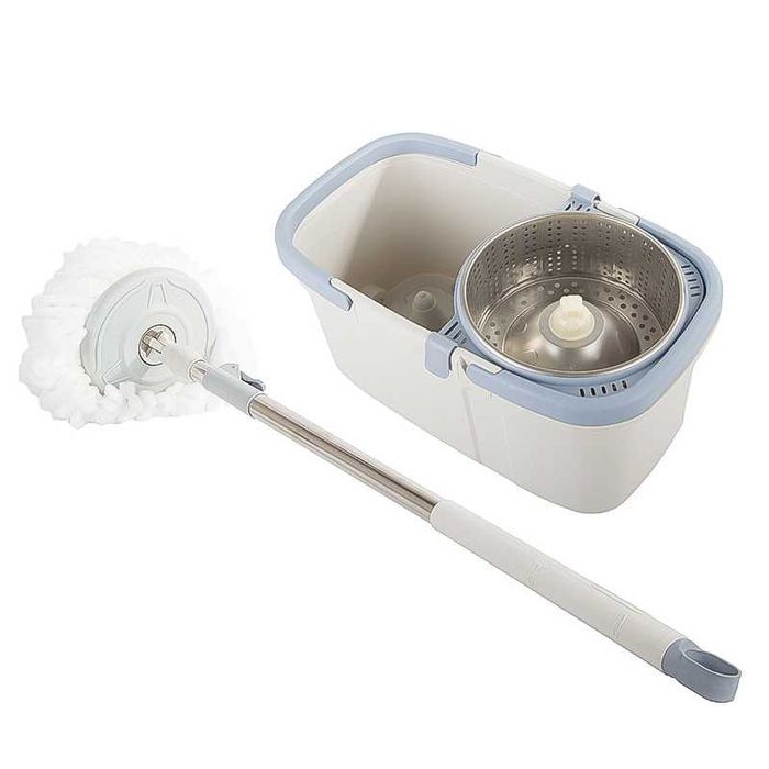 Въртящ се моп 360° „Turbo“ – комплект с кофа и микрофибърна подложка