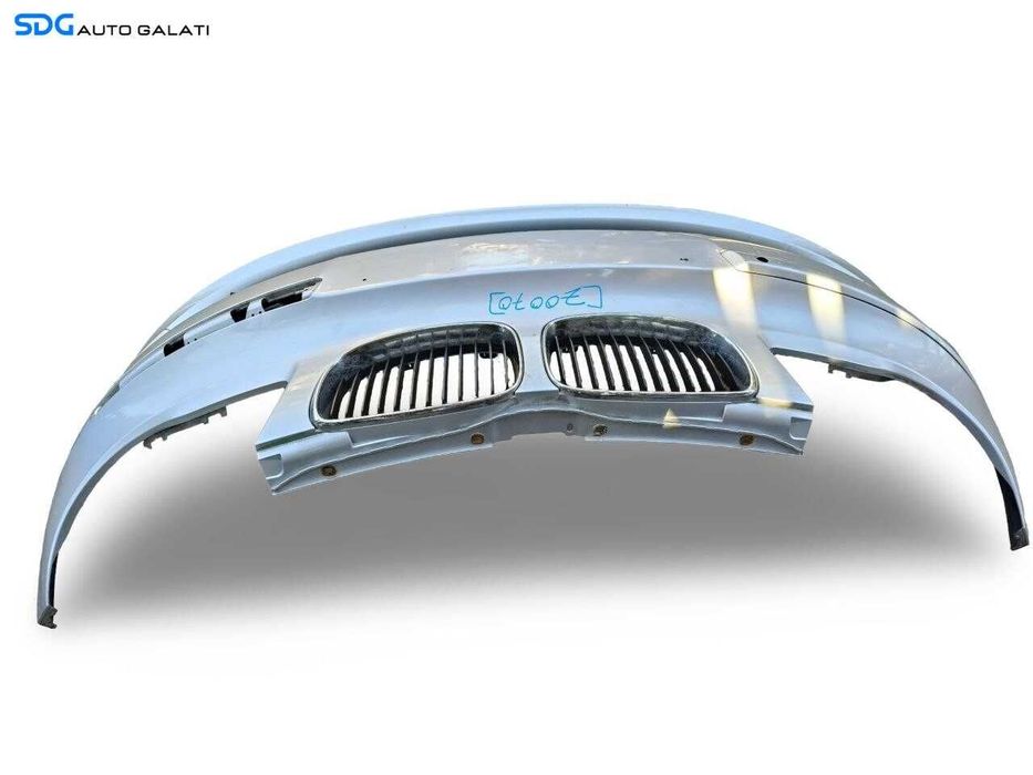 Bara Spoiler Fata Completa cu Grile si Proiectoare BMW Seria 1 E81 E87 LCI Facelift 2007 - 2013 Culoare Titansilber Cod 7185553 718555310 [Z0070]