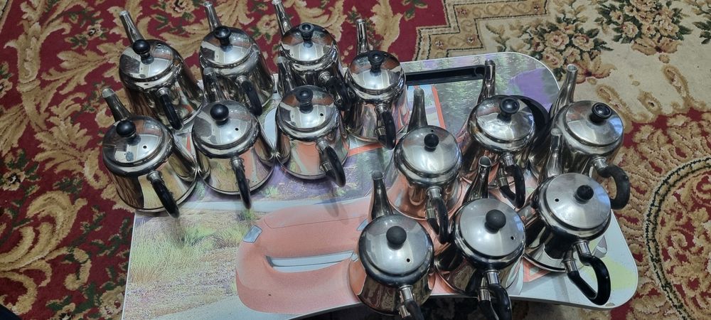 Чайник Каочугино СССР латун никель