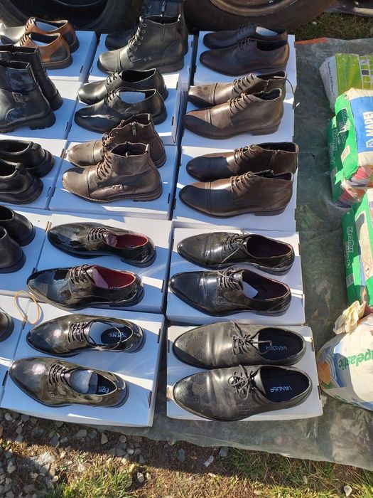 Pantofi ghete din piele naturala si calitate superioara eleganță lux