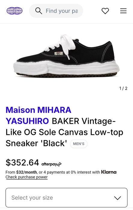 Мъжки кецове MAISON MIHARA YASUHIRO (42) 120€
