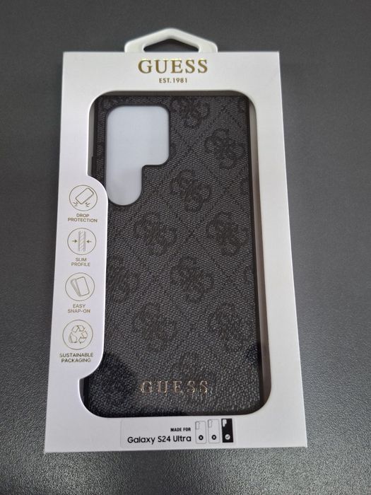 Силикон Guess за Samsung Galaxy S24 Ultra Гръб с  дизайн