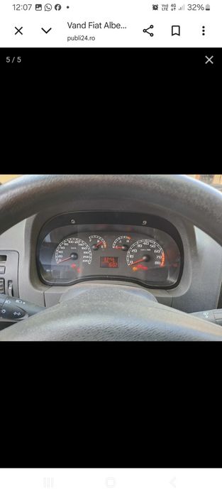 FIAT ALBEA AVARIAT 83000 KM REALI Unic proprietar
