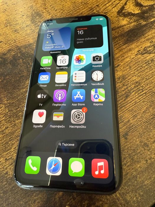 iPhone XS 64 GB (space gray) с подарък кейс и кабел
