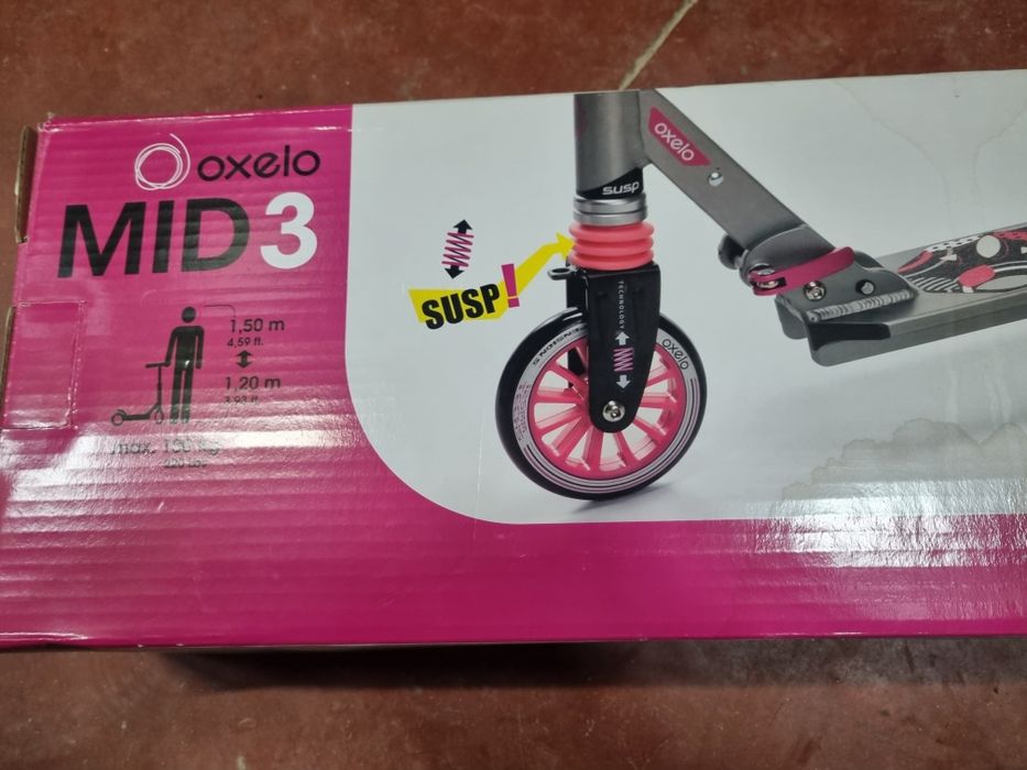 Trotineta Oxelo Mid3 max 100kg