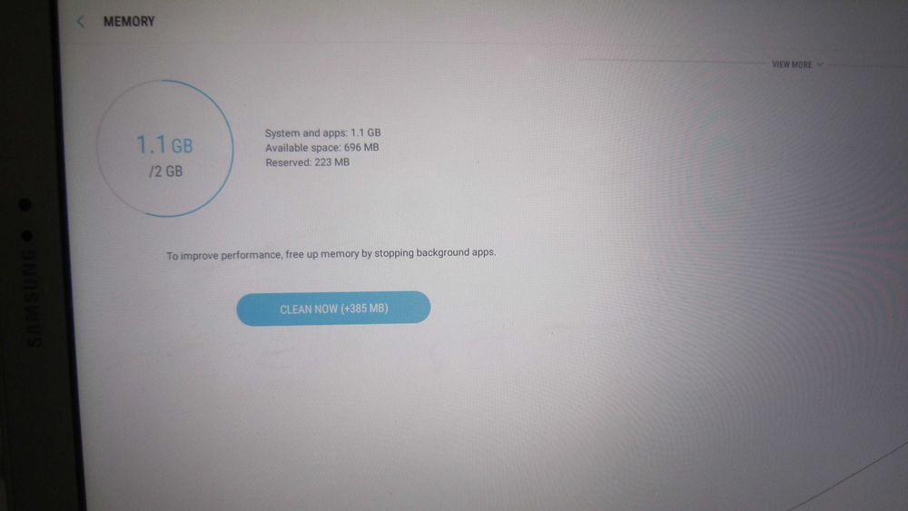Tableta SAMSUNG SM-T580, 10", android 8.1