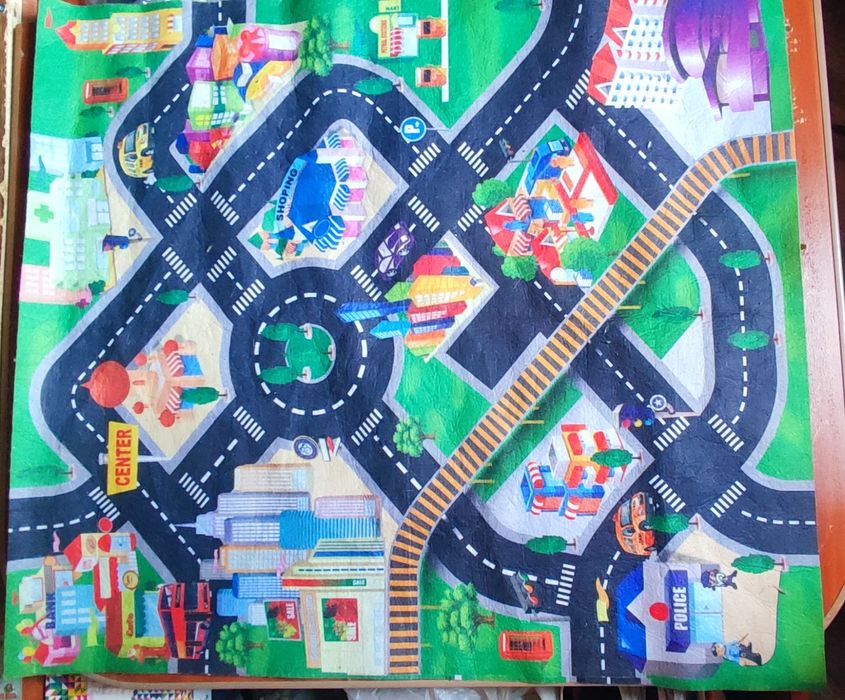 Детские коврики-городки