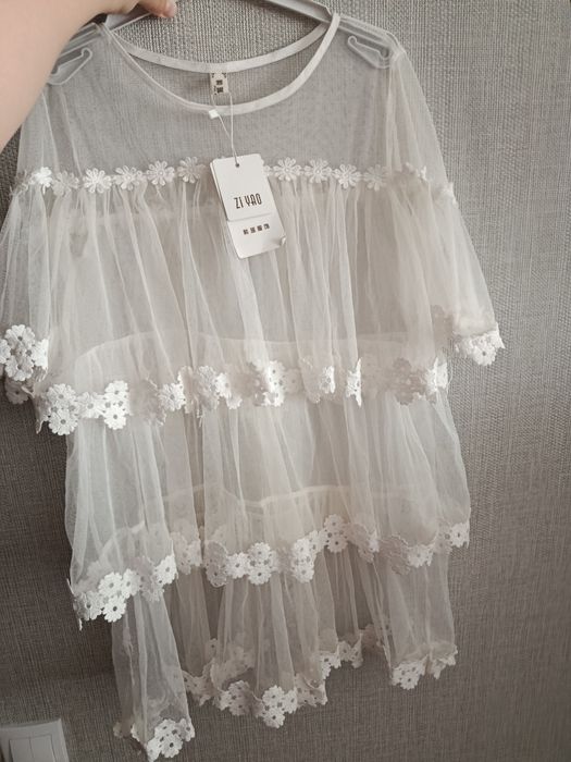 Нежное платье для девочки, рост 130