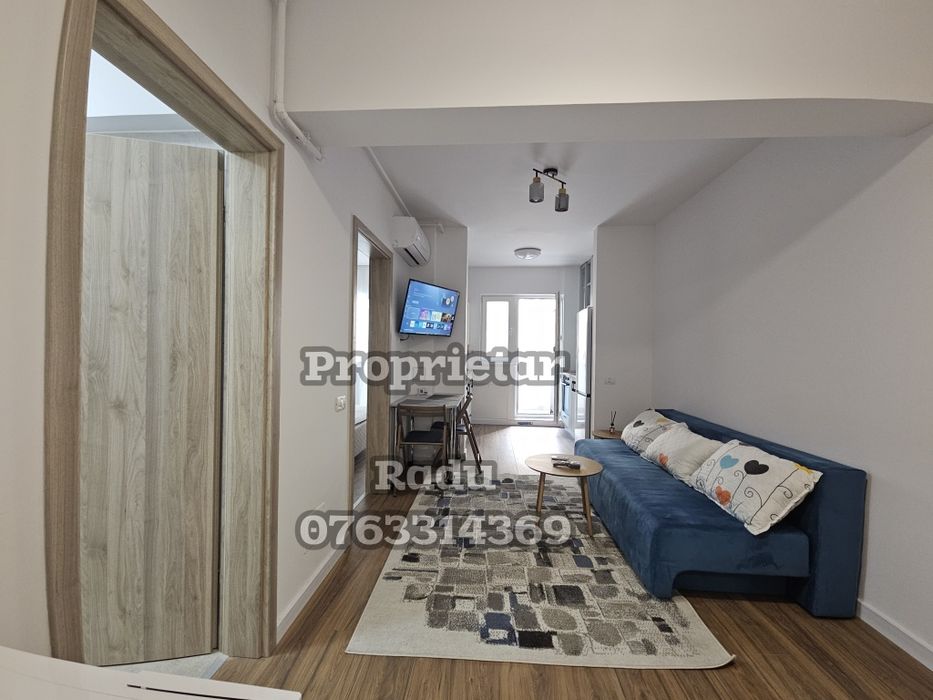 Apartament studio 43mp 650m de metrou, centrală, totul nou