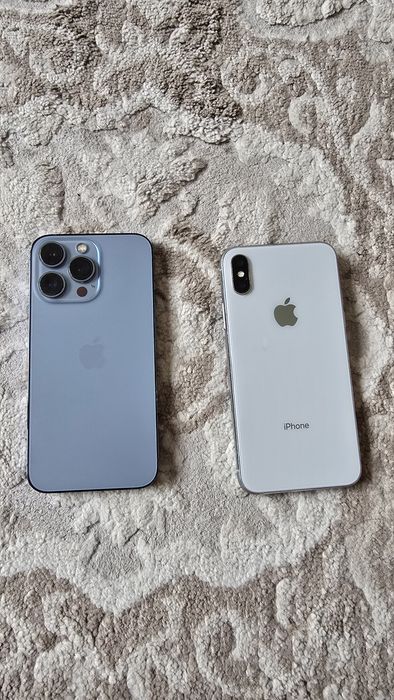 iPhone 13 про и iPhone X