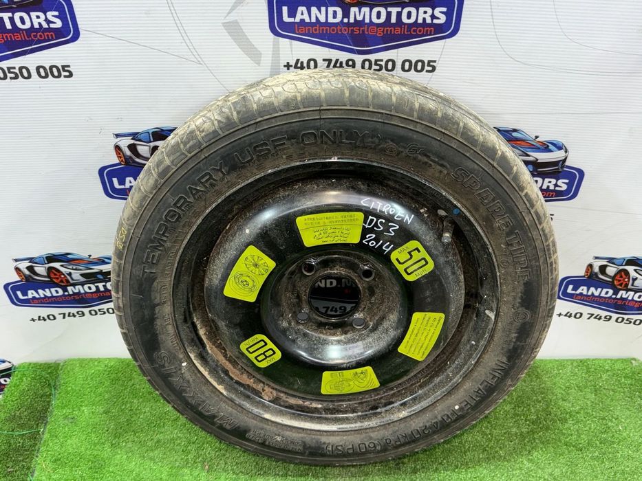 ROATA REZERVA CITROEN DS3 1.6 DIESEL 2014 COD OEM TI2580RI5 2009-2016