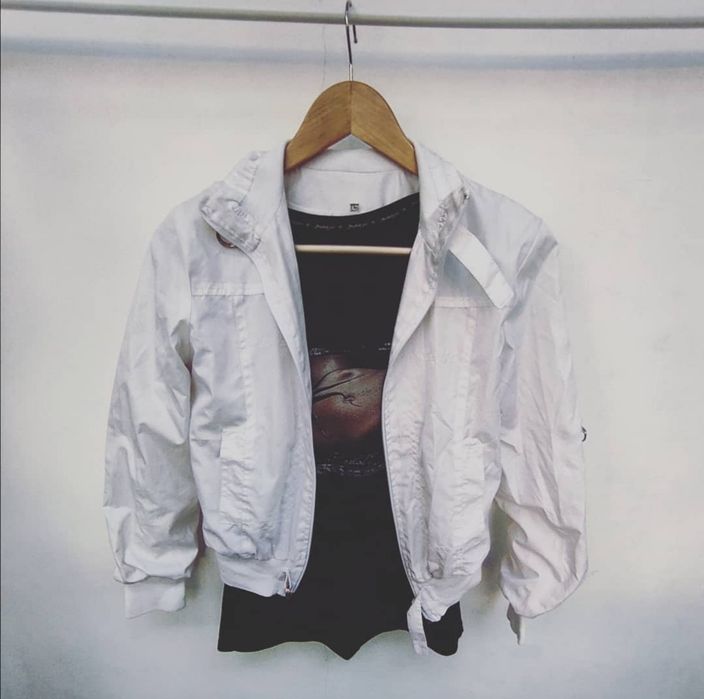 Дамско бяло якенце/ пролет/есен с безплатна доставка