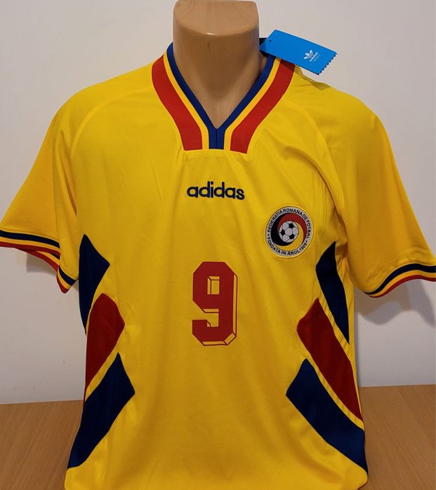 Tricou retro Romania- Raducioiu nou