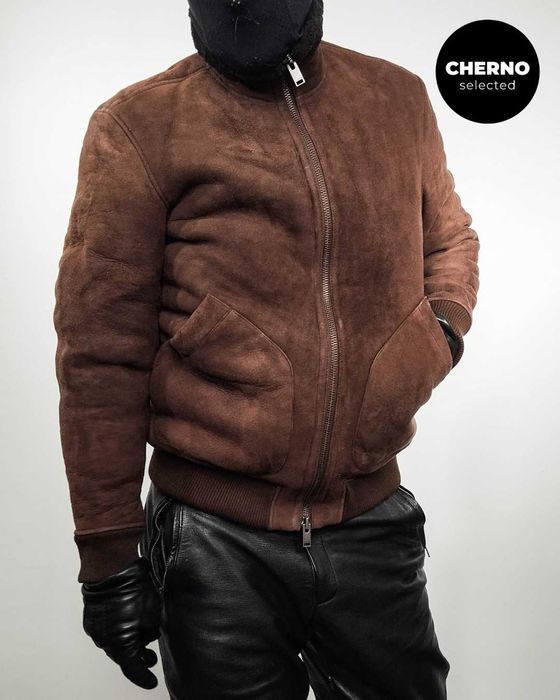 Мъжко бомбър яке от естествена кожа SELECTED HOMME NORTON - L•M – Ново