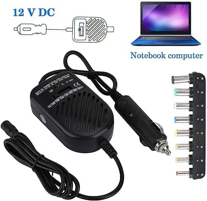 Invertor Incarcator telefoane, tablete, auto 80W/200W 12V/24V la priza 220V Inverter de putere. Sursa alimentare auto cu conversie 4 multi-USB Rapide.