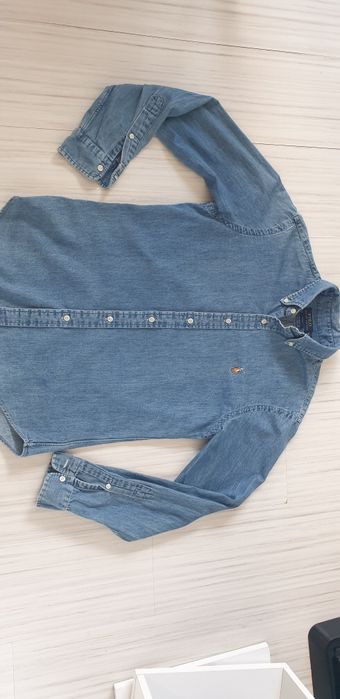 POLO Ralph Lauren Slim Fit Cotton / M ОРИГИНАЛ! Мъжка Дънкова Риза!