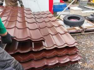 Шатыр материалы. Металлочерепица Оңтүстік Корея. Төмен баға