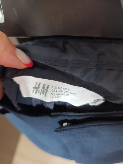 Pantaloni bleumarin pentru scoala 8-10 ani