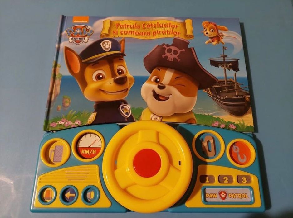 Carte Patrulă cățelușilor și comoara piraților - cu sunete