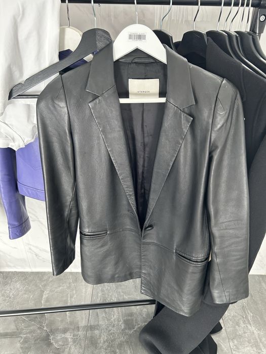 Кожаный пиджак бренд