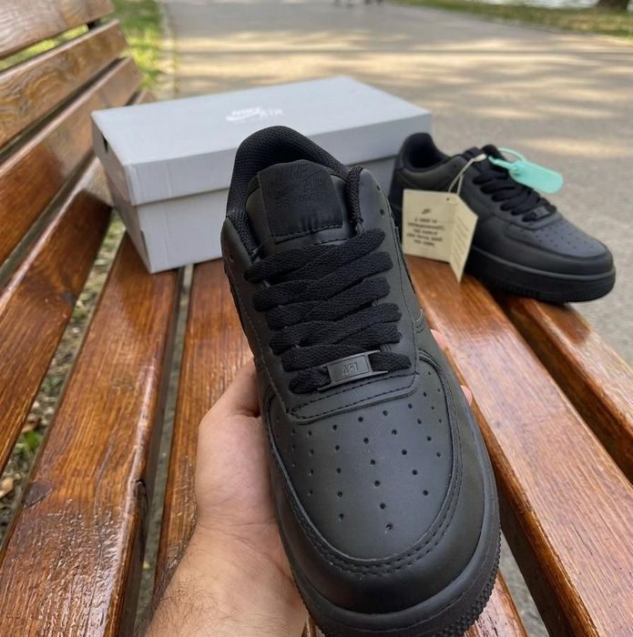 Adidasi Nike Air Force One Negru - Triple Black