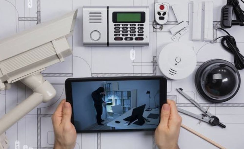 Проффесиональная установка видеонаблюдения и пожарной сигнализации