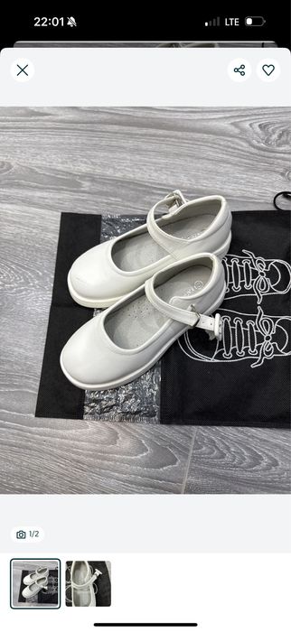 Туфли белые новые почти