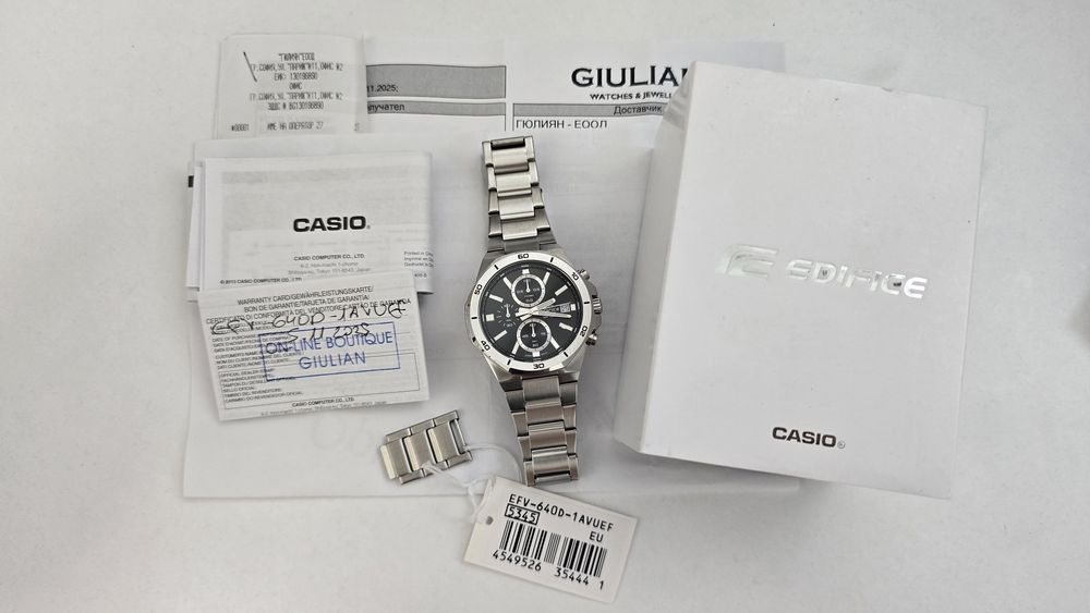 Часовник Casio Edifice EFV-640D-1AV