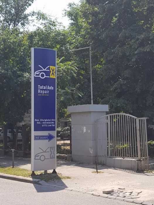 Casete luminoase, totem, decorare magazine