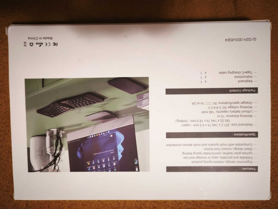 Безжична ергономична клавиатура