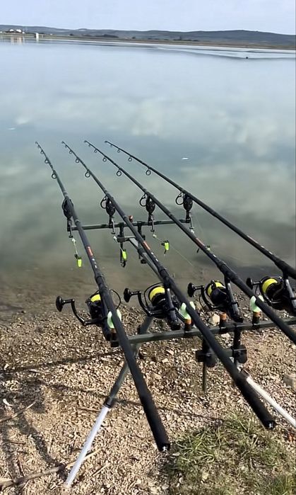 Vand set de 4 Lansete /  Bete Komodo 3,9 Crap 3,5LBS cu milimete